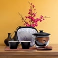 thumbnail image 6 of Mornei Chinese Tea Set Tea Service Set Portable Glass Teapot Infuser Teaware Teapot and black, 6 of 9