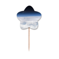 thumbnail image 1 of White Clouds Layer Atmosphere Toothpick Flags Star Lable Cupcake Picks, 1 of 3