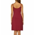 thumbnail image 2 of Chemise de Nuit d'Allaitement pour Femmes Robe de Maternité Robe d'Allaitement Combinaison Pyjama Rouge Vin P, 2 of 5
