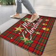 thumbnail image 5 of Jingle Bell Rugs Merry Christmas Doormat Winter Door Mat Outdoor & Indoor Rug for Christmas Decorations 30" X 17", 5 of 6