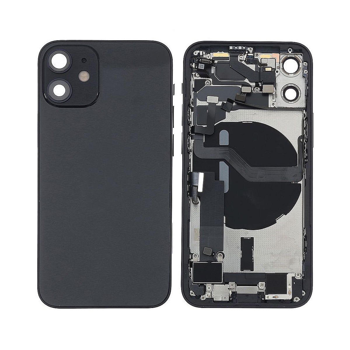 Replacement Back Housing Glass Cover With Parts For Apple iPhone 12