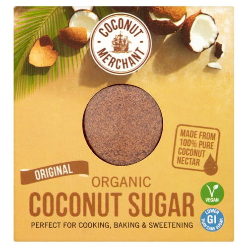 Coconut Merchant Organic Coconut Sugar 250g, British Import (Pack of 2)
