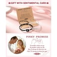 thumbnail image 5 of Sunyuer Pinky Promise Knot Couples Bracelets Anniversary Christmas Valentines I Love You Gifts for Boyfriend Girlfriend Women Men, 5 of 6