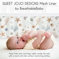 thumbnail image 3 of Sweet Jojo Designs + BreathableBaby Seashells Boy, Girl, Unisex/Gender Neutral Breathable Mesh Crib Liner, 3 of 6