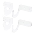 thumbnail image 4 of Milisten 2Pairs Clear Acrylic Baseball Bat Storage Stand with Natural Texture Finish, 4 of 8