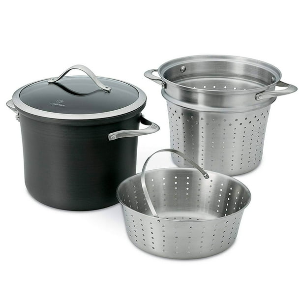 Calphalon Contemporary Nonstick 8Quart Pasta Pot with Steamer Insert