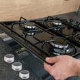 thumbnail image 1 of OULII 2pcs Gas Stove Control Knobs Zinc Alloy Silver Easy to Clean for Household, 1 of 8