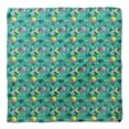 thumbnail image 4 of Bimba Green Circle & Triangle Geometric Printed Pure Silk Scarf Neck Wrap Summer Hair Bandanas For Women 40 x 80 Inches, 4 of 6