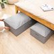 thumbnail image 4 of Foldable Breathable Underbed Clothes Storage Bags Moisture-proof Storage Box For Clothing Duvet Bedding Quilts Moving Small Gray, 4 of 5