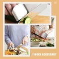 thumbnail image 2 of 8Pcs Kitchen Hand Protective Guards Stainless Steel Finger Protectors Kitchen Finger Guards, 2 of 9
