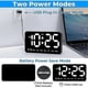 thumbnail image 3 of Digital Wall Clock, 9inch Led Digital Clock Large Display With 12/24h, Big Digits,small Silent Wall Clock(white), 3 of 5