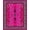 Hot Pink, Pattern 6, variant on ODIKA Leopard Spotted Cheetah Zebra Stripe Print Pet Friendly & Kids Safe Play for Playroom, Bedroom, Reading Nook