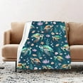 thumbnail image 2 of Dinosaur Construction Truck Flannel Gifts Blanket Construction Truck Gifts Blanket For Boy Girl Dinosaur Lover Cozy Soft Dinosaur Road Map Blanket for Bed Couch Outdoor 30''''x 40'''' for Baby/Pets, 2 of 6