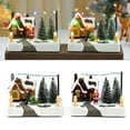 thumbnail image 5 of Christmas Luminous Music Box Ornaments Christmas Present Snow Scene Decorations, 5 of 8