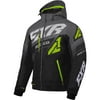 FXR Mens Black/Charcoal/Lime Boost FX Jacket Snowmobile 2020