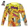 thumbnail image 3 of Maillots de descenso para niños, ciclismo de montaña, todoterreno, Dh, camisetas de moto, camisetas de secado rápido, ropa de bicicleta BMX para niños, ciclismo, 3 of 5
