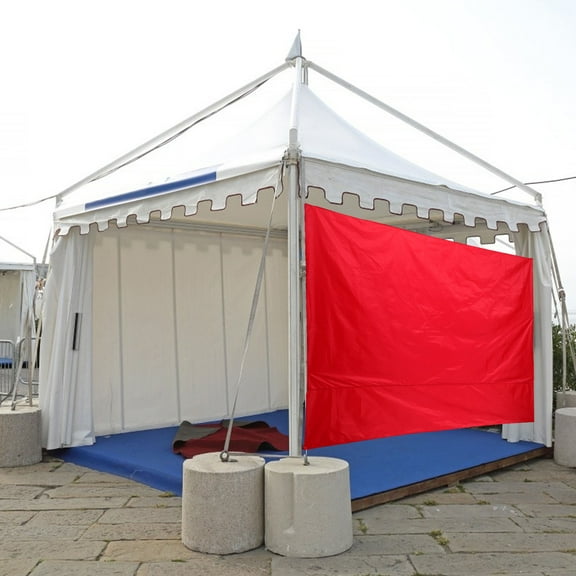 LULULION door canopy outdoor Red Oxford Cloth 1Pcs