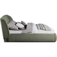 thumbnail image 7 of Meridian Furniture Sandro Green Chenille Fabric Upholstered Queen Bed, 7 of 7