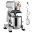 thumbnail image 6 of VEVOR Commercial Food Mixer,30Qt Commercial Mixer with Timing Function, 1100W Stainless Steel Bowl Heavy Duty Electric Food Mixer Commercial with 3 Speeds Adjustable 108/199/382 RPM,Dough Hook Whisk, 6 of 10
