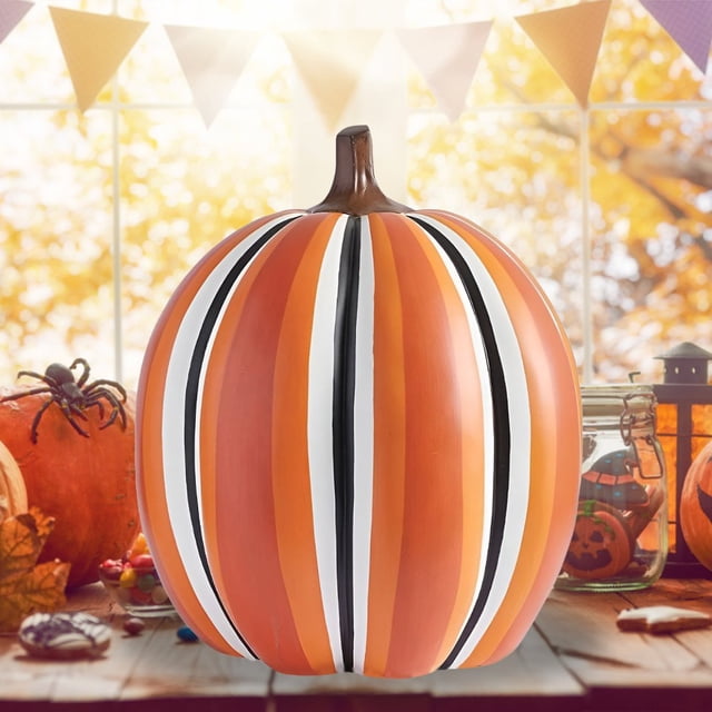 Balle d'Halloween Gonflable avec Lumière LED Étanche Réutilisable Extérieure Décorée pour Jardin Cour