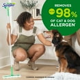 thumbnail image 4 of Swiffer Sweep + Mop, Dry Pads Refill, Floor Cleaner, Cleaning Cloths, Heavy Duty, Pet, 20 Count, 4 of 11