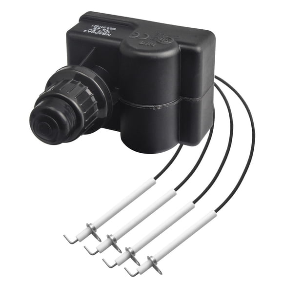 Scienceny Parrilla de para barbacoa, botón de encendido, generador de chispas, convertidor no Manual, encendedor electrónico de plástico para Artesanía