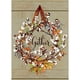 thumbnail image 1 of Cuadros Decorativos Guirnalda de algodón con pintura de diamantes imagen de taladro redondo completo con dibujo de diamantes de imitación JShteea Nuevos Originales, 1 of 9
