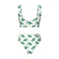 thumbnail image 6 of Rocae Sea Turtle for Bikini Set for Women Two Piece Sexy High Swimsuits Split Crossover Bikini Medium, 6 of 9