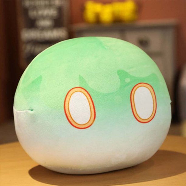 Juego Genshin Impact Slime Cosplay Props, linda almohada de felpa, juguetes de dibujos animados, regalo de cumpleaños para niños, juguetes suaves para niña zhangyuxiang LED