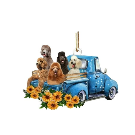 

Acrylic Car Puppy Pendant Auto Parts Key Pendant Backpack Pendant Small Animal