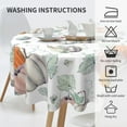thumbnail image 4 of Fall Round Tablecloth 70 Inch, Autumn Harvest Pumpkin Tablecloths Stain Resistance Polyester Thanksgiving Table Cloth for Holiday Parties Kitchen Dining Indoor Outdoor, 4 of 6
