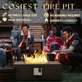 thumbnail image 7 of VENTOPYR 35''Outdoor Square Propane Fire Pit Table, 7 of 7