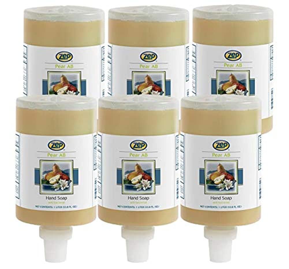 Zep Antibacterial Hand Soap Gel 1 Liter (Case Of 6) 333911