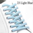 thumbnail image 2 of Light Blue Oval Shoelaces for Running Shoes - 2 Pairs, One Size Fits All, 2 of 2