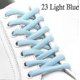 thumbnail image 2 of Light Blue Oval Shoelaces for Running Shoes - 2 Pairs, One Size Fits All, 2 of 2