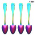 thumbnail image 2 of Coofit 4PCS Fruit Spoon Sawteeth Stainless Steel Spoon Flatware Spoon for Grapefruit, 2 of 10