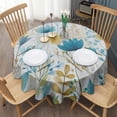 thumbnail image 3 of Design Pattern Round Tablecloth 60 Inch – Waterproof Polyester Table Cover with Full Print Design, Wrinkle Resistant & Washable for Kitchen Dining Party Decor, 3 of 6
