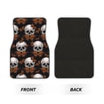 thumbnail image 2 of Disketp Butterfly Skull for Crystal Velvet Car Mats Four-Piece Set,All-Season Automotive Protection, Vehicles, Cars, Trucks, and SUVs,Anti-Slip Design, 2 of 7