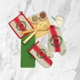 thumbnail image 3 of Serafina Home Holiday Winter Kitchen Towels Pot Holder Set: Christmas Joy And Wreaths, Set Of Four, 3 of 5