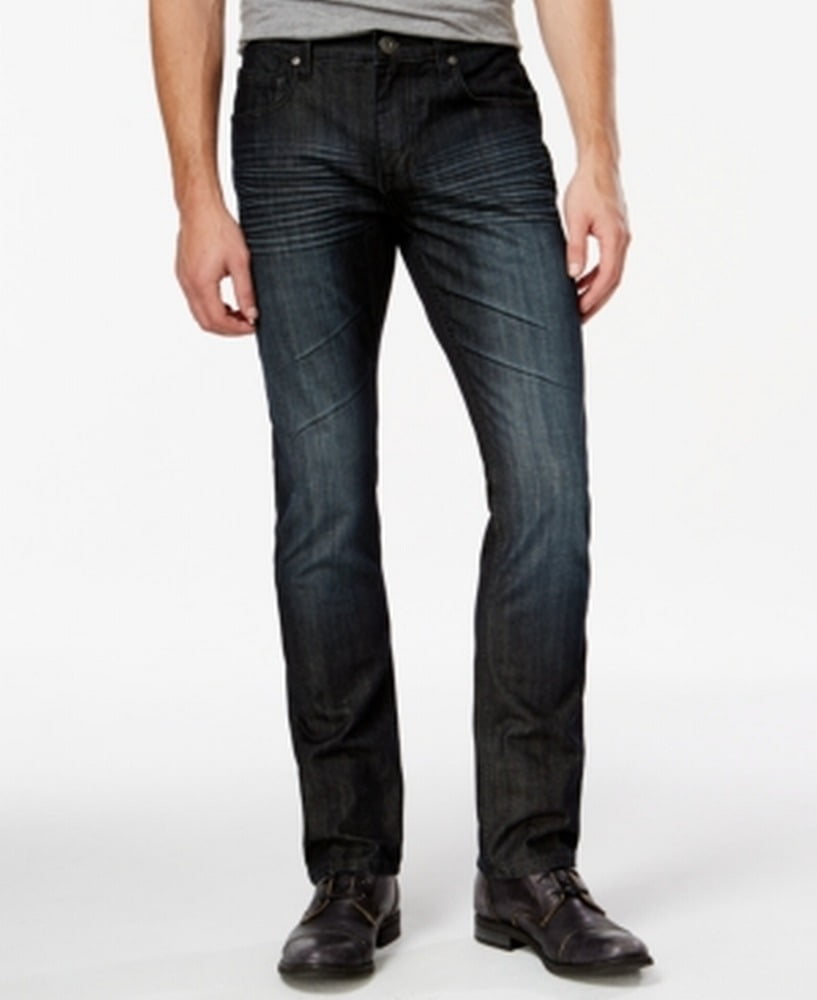 INC INC NEW Dark Washed Blue Mens Size 30X30 Classic Slim Straight