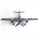 thumbnail image 5 of 1:48 de Modelo de Ensamblaje de para Adultos Gris brillante SM SunniMix Aviones en miniatura, 5 of 8