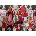 thumbnail image 5 of oneOone Cotton Poplin Red Fabric Horse Sewing Craft Projects Fabric Prints By Yard 42 Inch Wide, 5 of 5
