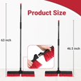 thumbnail image 3 of 24" Heavy Duty Push Broom 63" Long Handle Stiff Bristles for Workshop Garage Concrete Patio Deck Sweeping, 3 of 4