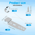 thumbnail image 2 of 2Set 5001DD4001A Dishwasher Mounting Bracket Kit, 5001DD4001A Dishwasher Mounting Clips Under Counter Mounting Brackets, 2 of 6
