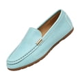 thumbnail image 3 of Willtoo Women's Casual Flat Shoes Comfortable Mom Footwear Solid Color Everyday Walking Slip On Loafers for Women, 3 of 5