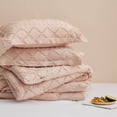 thumbnail image 7 of U by Bedsure Comforter Set, Boho Tufted Shabby Chic Bedding Comforter Set, 2 Pieces Vintage Farmhouse Bed Set for All Seasons, Soft Bedding Set with 1 Pillow Sham,Twin,Coral Pink, 7 of 7