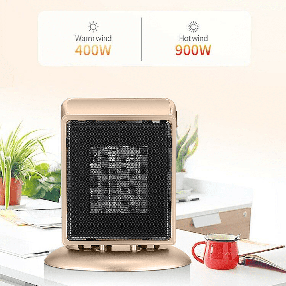 ASA Portable Electric Space Heater, 900W/400W Safe and Quiet Ceramic Heater  Fan, Heat Up in a second for Office Room Desk Indoor Use(Silver) -  Walmart.com
