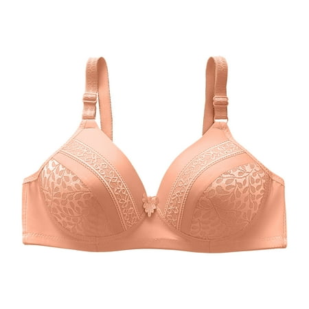 

NECHOLOGY Push Up Bra For Women Bras Brassiere Wireless Bras For Women Pack Pack of Bras Underwear Beige C