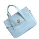 thumbnail image 4 of Estuche para computadora portátil Lona duradera Gran capacidad Estilo simple Funda para computadora portátil multiusos para oficina al aire libre Mujeres Azul, 4 of 8