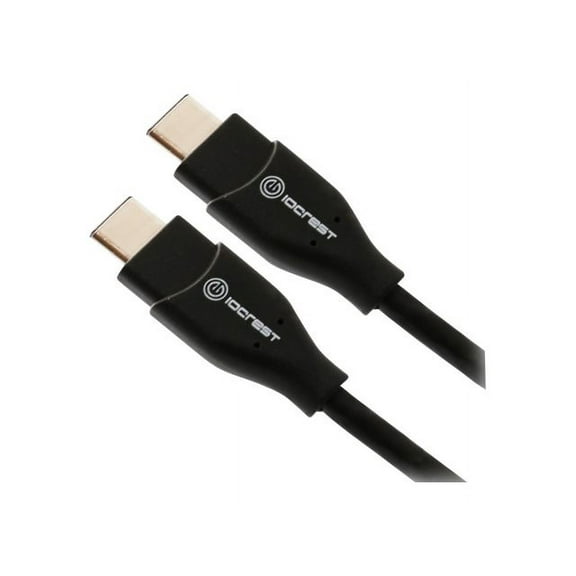 IOCrest USB 3.1 Cable, Type-C to Type-C Cable, Full Feature with E-Marked, 10G / 5A - Black